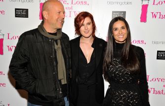 Bruce Willis, Rumer Willis, and Demi Moore